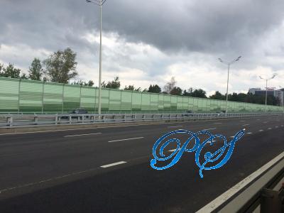 Шумозащитный экран трассы М-1 «Беларусь»